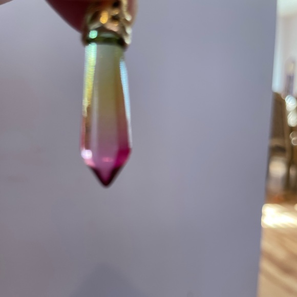 NWOTS Colors Crystal Hexagon Point Pendant Chakra Reiki Healing Amulet - Picture 3 of 3